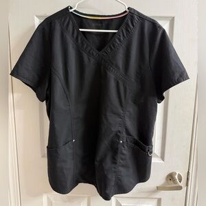 🩺2 for $20🩺 Black Scrub Top with Pockets